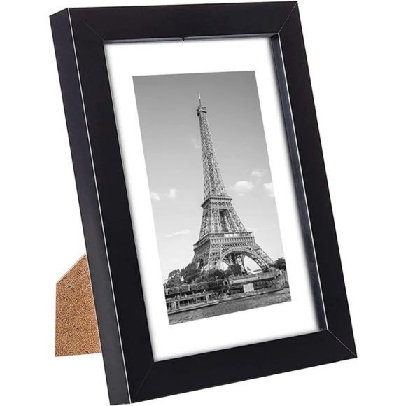 5x7 Picture Frame Set of 10, Display Pictures 4x6 with Mat or 5x7 Without Mat - Picture 4 of 6
